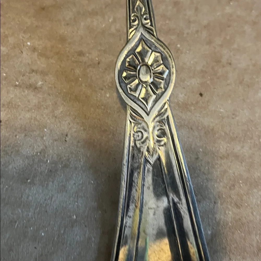 Elegant Silver Plate Serving Ladle English